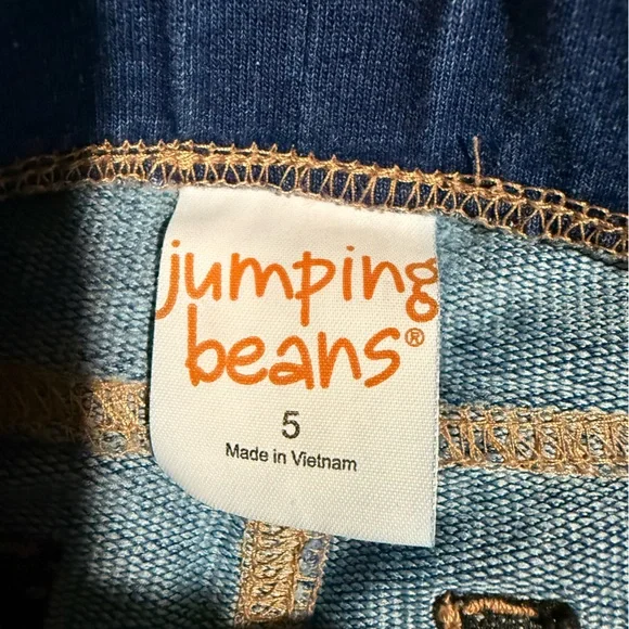 Jumping Beans Blue Denim Stretch Waist Shorts - Picture 3 of 3